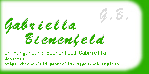 gabriella bienenfeld business card